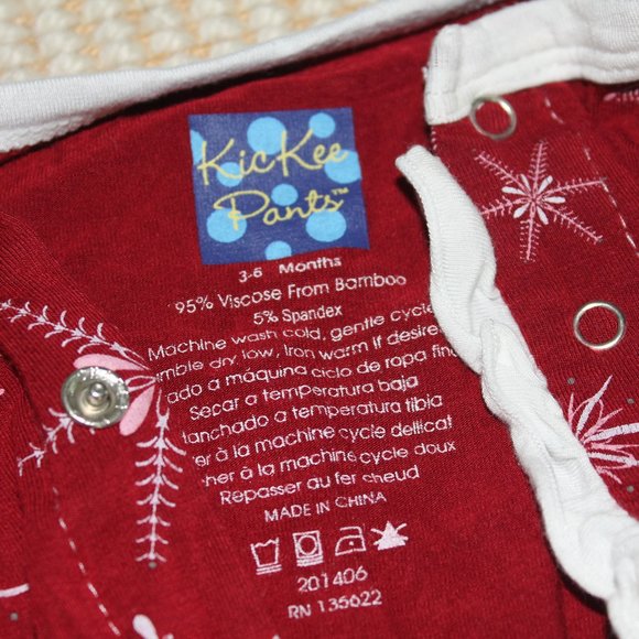 Kickee Pants Baby Girls 3-6 month Footie - Picture 3 of 5